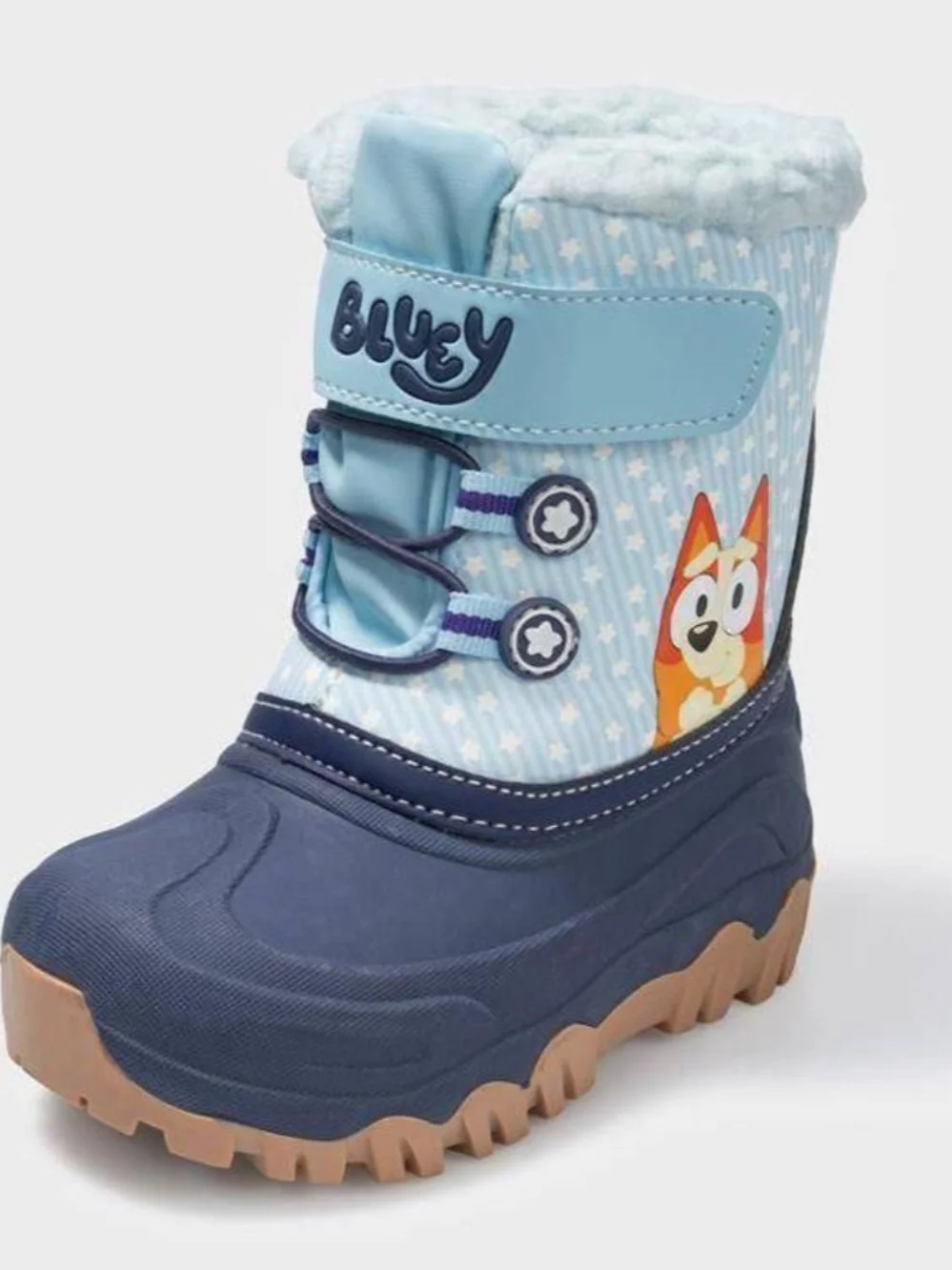 Bluey Kids Light Blue & Navy Snow Boot